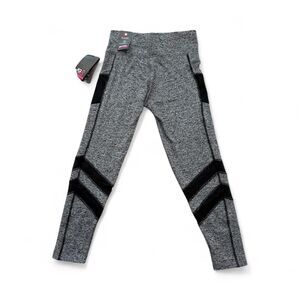 NWT JGX Performance Yoga Pants Leggings Gray and Black Women's Size Medium
